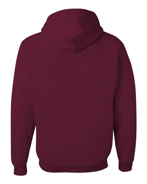 JERZEES NuBlend® Hooded Sweatshirt 996MR Light Blue Custom Embroidered Business Logo