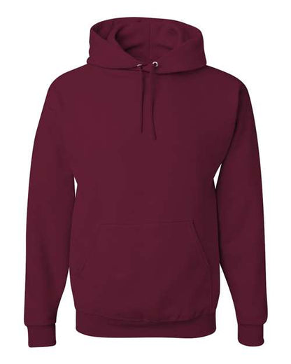JERZEES NuBlend® Hooded Sweatshirt 996MR Light Blue Custom Embroidered Business Logo