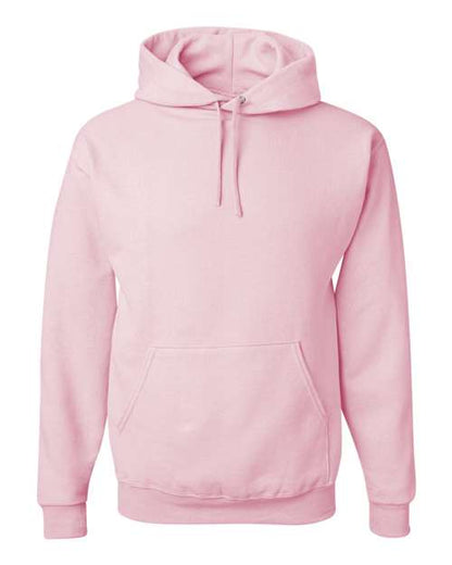 JERZEES NuBlend® Hooded Sweatshirt 996MR Chocolate Custom Embroidered Business Logo