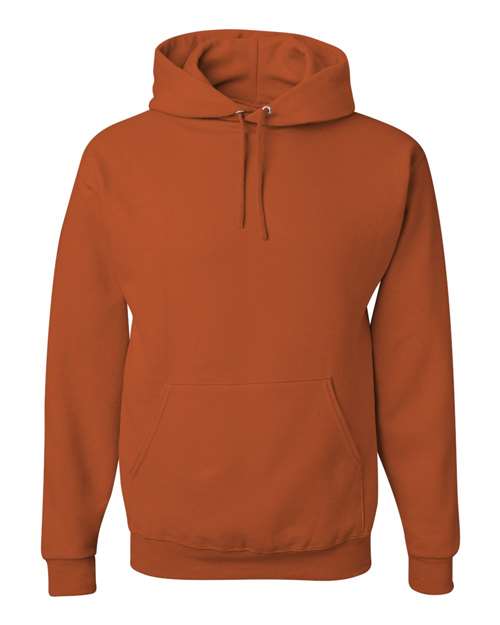 JERZEES NuBlend® Hooded Sweatshirt 996MR Sweet Cream Heather Custom Embroidered Business Logo