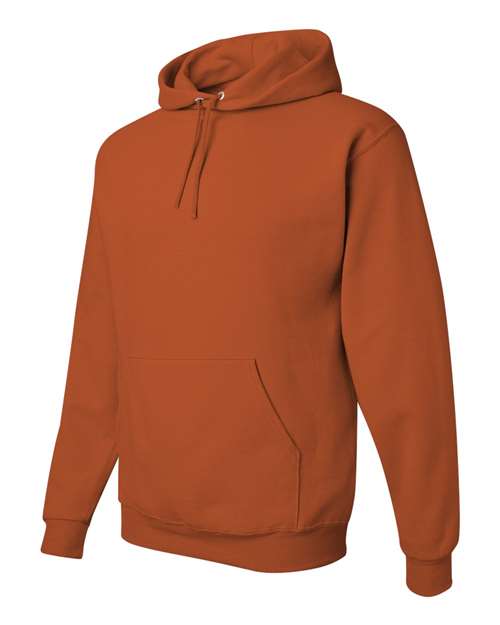 JERZEES NuBlend® Hooded Sweatshirt 996MR Sweet Cream Heather Custom Embroidered Business Logo