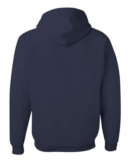JERZEES NuBlend® Hooded Sweatshirt 996MR Golden Pecan Custom Embroidered Business Logo