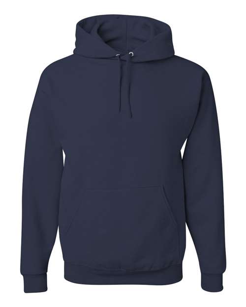JERZEES NuBlend® Hooded Sweatshirt 996MR J. Navy Custom Embroidered Business Logo