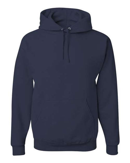 JERZEES NuBlend® Hooded Sweatshirt 996MR J. Navy Custom Embroidered Business Logo