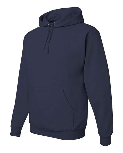 JERZEES NuBlend® Hooded Sweatshirt 996MR J. Navy Custom Embroidered Business Logo