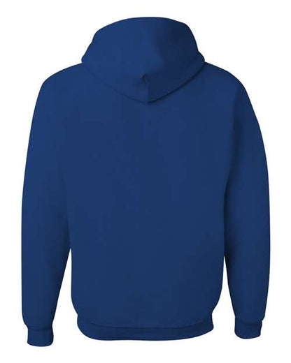 JERZEES NuBlend® Hooded Sweatshirt 996MR Royal Custom Embroidered Business Logo
