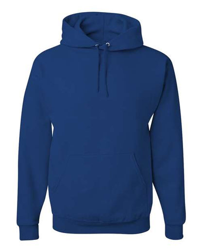 JERZEES NuBlend® Hooded Sweatshirt 996MR Royal Custom Embroidered Business Logo