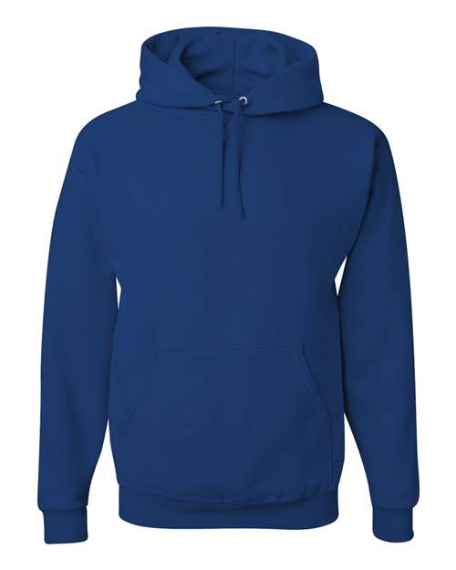 JERZEES NuBlend® Hooded Sweatshirt 996MR Royal Custom Embroidered Business Logo