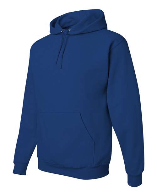 JERZEES NuBlend® Hooded Sweatshirt 996MR Royal Custom Embroidered Business Logo