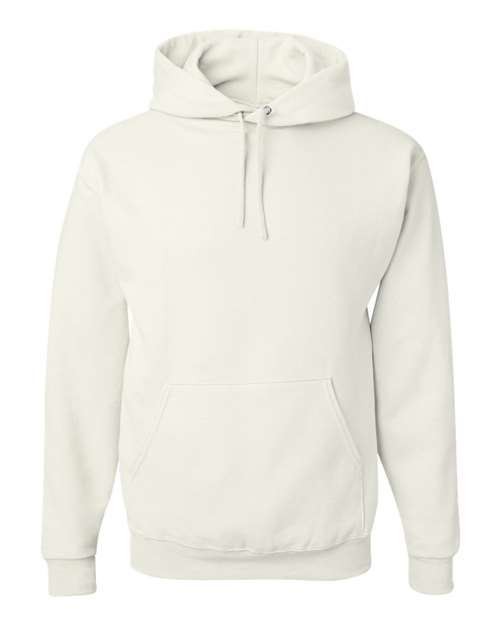 JERZEES NuBlend® Hooded Sweatshirt 996MR Vintage Heather Red Custom Embroidered Business Logo