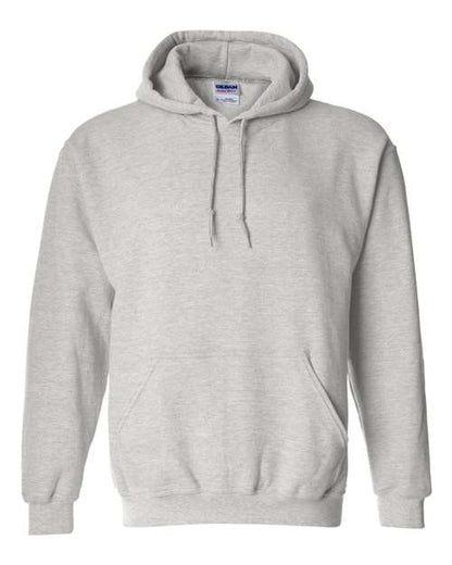 Gildan Heavy Blend™ Hooded Sweatshirt 18500 Ash Custom Embroidered Business Logo