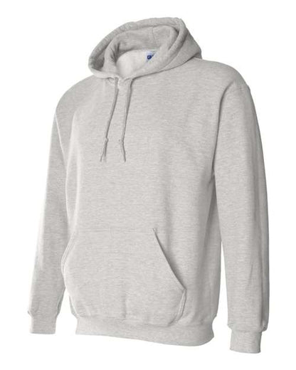 Gildan Heavy Blend™ Hooded Sweatshirt 18500 Ash Custom Embroidered Business Logo