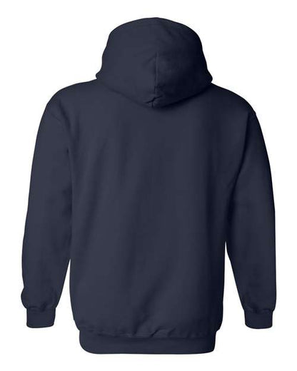 Gildan Heavy Blend™ Hooded Sweatshirt 18500 Navy Custom Embroidered Business Logo