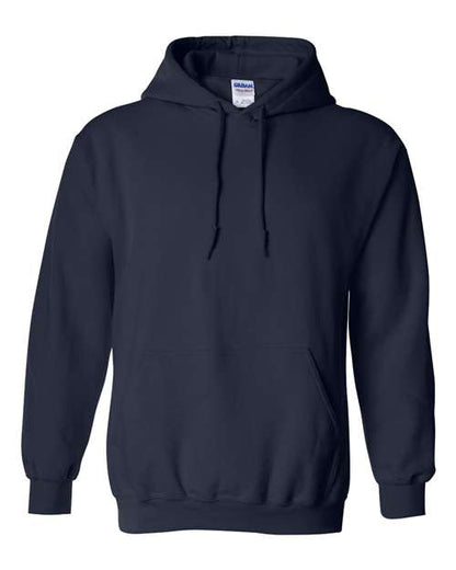 Gildan Heavy Blend™ Hooded Sweatshirt 18500 Navy Custom Embroidered Business Logo