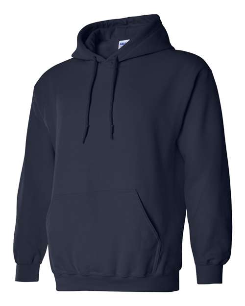 Gildan Heavy Blend™ Hooded Sweatshirt 18500 Navy Custom Embroidered Business Logo