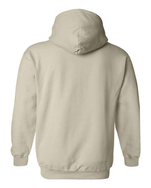 Gildan Heavy Blend™ Hooded Sweatshirt 18500 Sand Custom Embroidered Business Logo