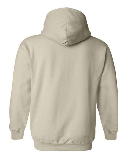 Gildan Heavy Blend™ Hooded Sweatshirt 18500 Sand Custom Embroidered Business Logo