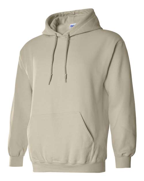 Gildan Heavy Blend™ Hooded Sweatshirt 18500 Sand Custom Embroidered Business Logo