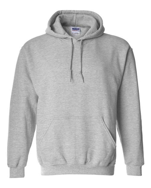 Gildan Heavy Blend™ Hooded Sweatshirt 18500 Sport Grey Custom Embroidered Business Logo