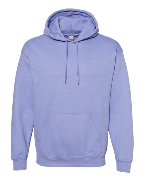 Gildan Heavy Blend™ Hooded Sweatshirt 18500 Violet Custom Embroidered Business Logo