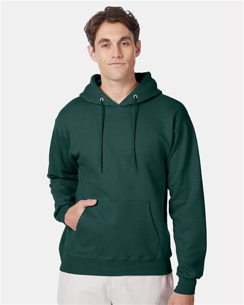 Custom Embroidered  Hanes Ultimate Cotton® Hooded Sweatshirt F170 Deep Forest