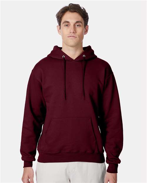 Custom Embroidered  Hanes Ultimate Cotton® Hooded Sweatshirt F170 Maroon