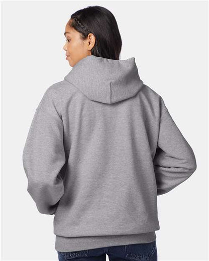 Hanes Ultimate Cotton® Hooded Sweatshirt F170 Oxford Grey