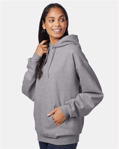Hanes Ultimate Cotton® Hooded Sweatshirt F170 Oxford Grey