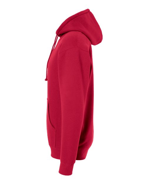 Independent Trading Co. Heavyweight Hooded Sweatshirt IND4000 Red Custom Embroidered Business Logo