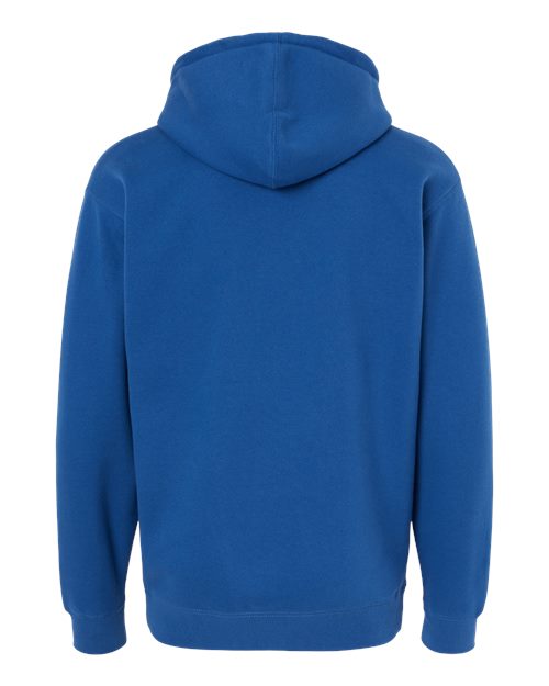 Independent Trading Co. Heavyweight Hooded Sweatshirt IND4000 Royal Custom Embroidered Business Logo