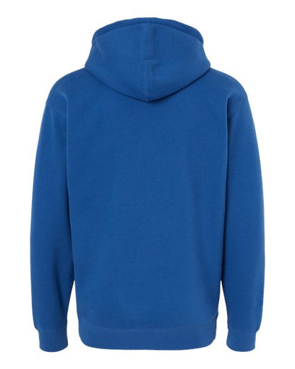 Independent Trading Co. Heavyweight Hooded Sweatshirt IND4000 Royal Custom Embroidered Business Logo
