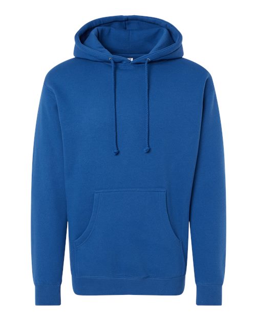 Independent Trading Co. Heavyweight Hooded Sweatshirt IND4000 Royal Custom Embroidered Business Logo