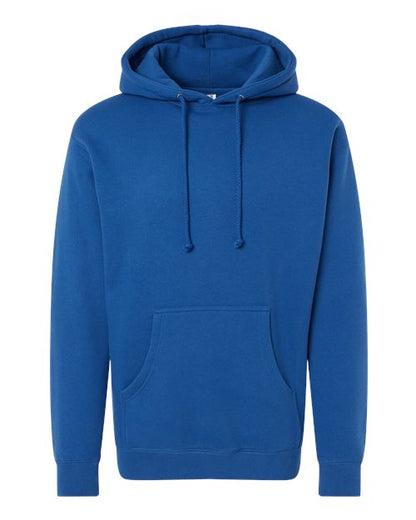 Independent Trading Co. Heavyweight Hooded Sweatshirt IND4000 Red Custom Embroidered Business Logo