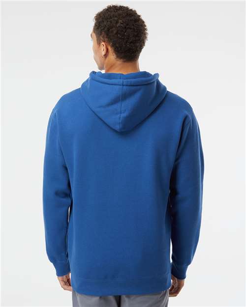 Independent Trading Co. Heavyweight Hooded Sweatshirt IND4000 Royal Custom Embroidered Business Logo
