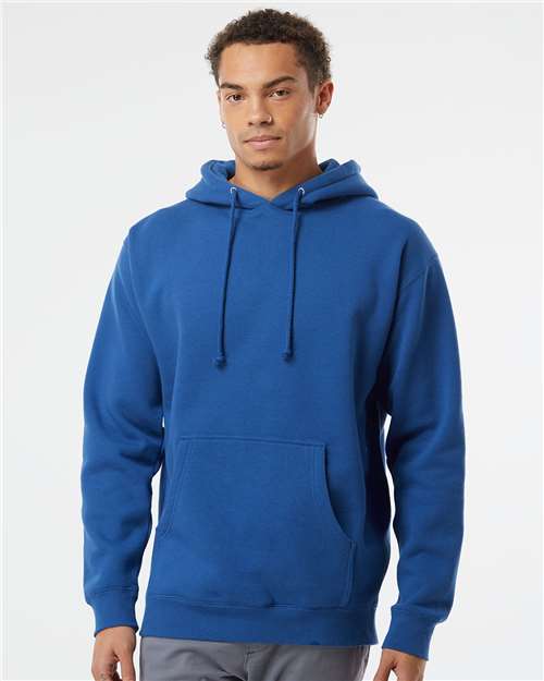 Independent Trading Co. Heavyweight Hooded Sweatshirt IND4000 Red Custom Embroidered Business Logo