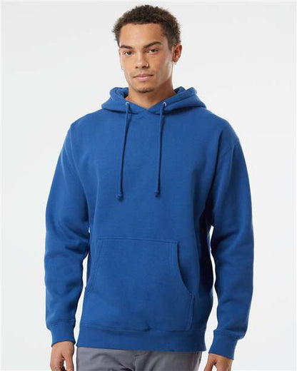 Independent Trading Co. Heavyweight Hooded Sweatshirt IND4000 Red Custom Embroidered Business Logo