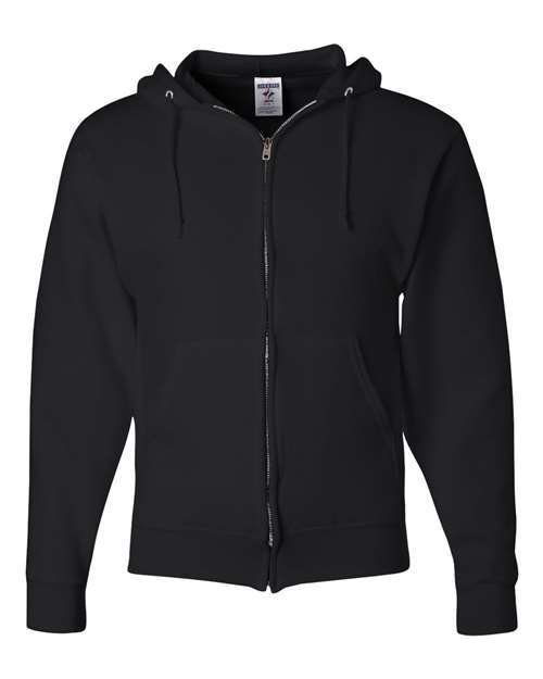 JERZEES NuBlend® Full-Zip Hooded Sweatshirt 993MR Custom Embroidered Business Logo