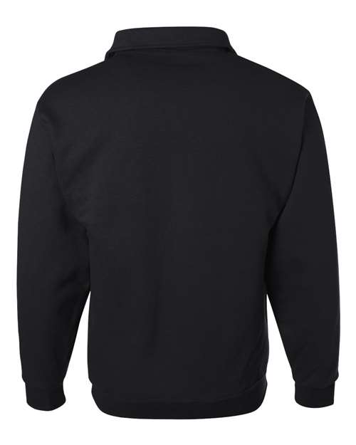 JERZEES Super Sweats NuBlend® Quarter-Zip Cadet Collar Sweatshirt 4528MR Custom Embroidered Business Logo