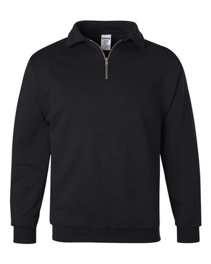 JERZEES Super Sweats NuBlend® Quarter-Zip Cadet Collar Sweatshirt 4528MR Custom Embroidered Business Logo