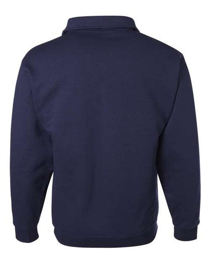 JERZEES Super Sweats NuBlend® Quarter-Zip Cadet Collar Sweatshirt 4528MR Custom Embroidered Business Logo