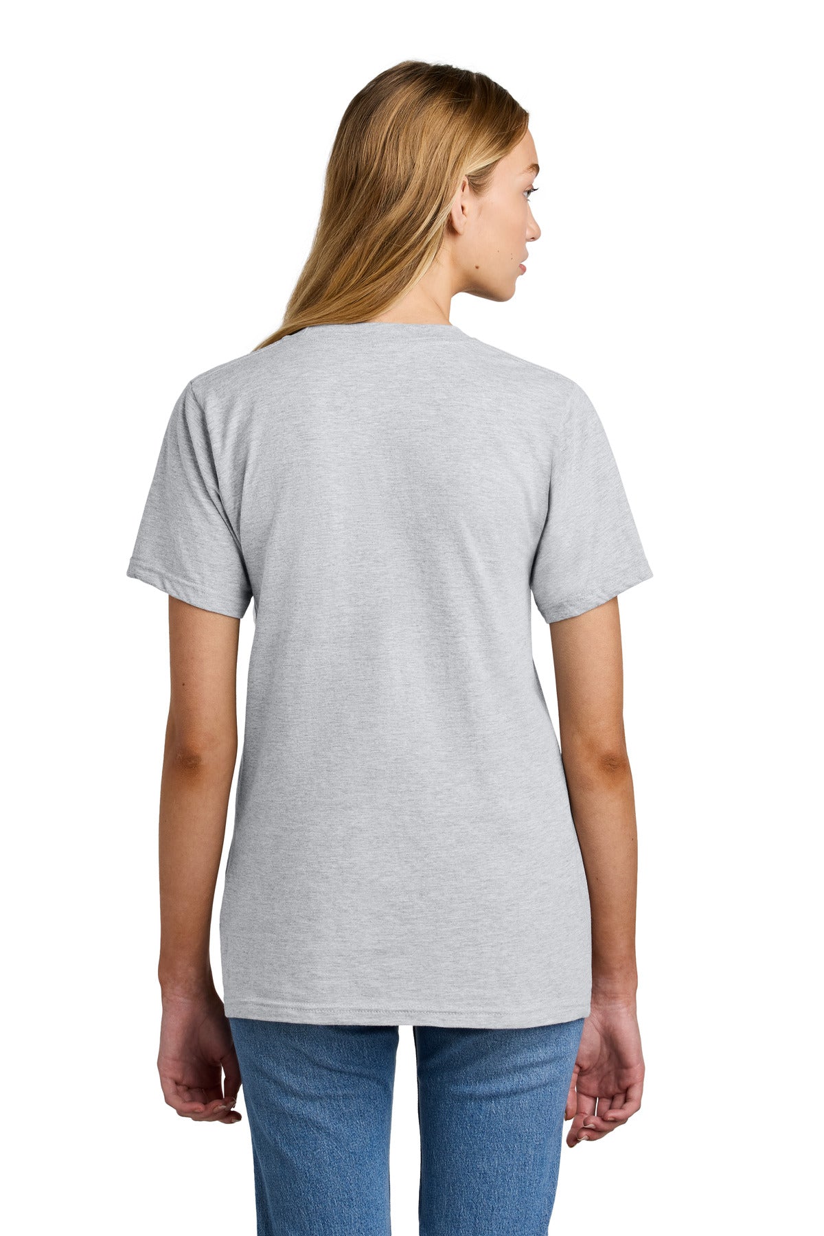 Custom Embroidered American Apparel  Fine Jersey Unisex T-Shirt 2001,Ash Grey