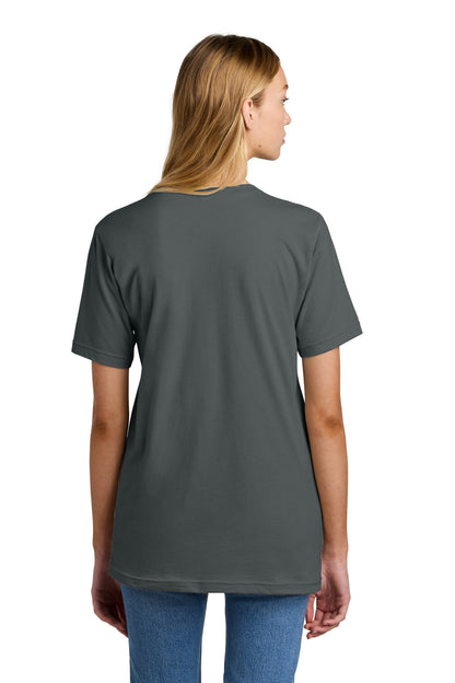 Custom Embroidered American Apparel  Fine Jersey Unisex T-Shirt 2001,Asphalt