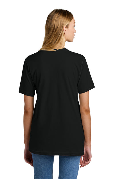 Custom Embroidered American Apparel  Fine Jersey Unisex T-Shirt 2001,Black