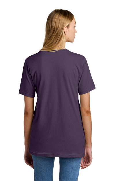 Custom Embroidered American Apparel  Fine Jersey Unisex T-Shirt 2001,Eggplant