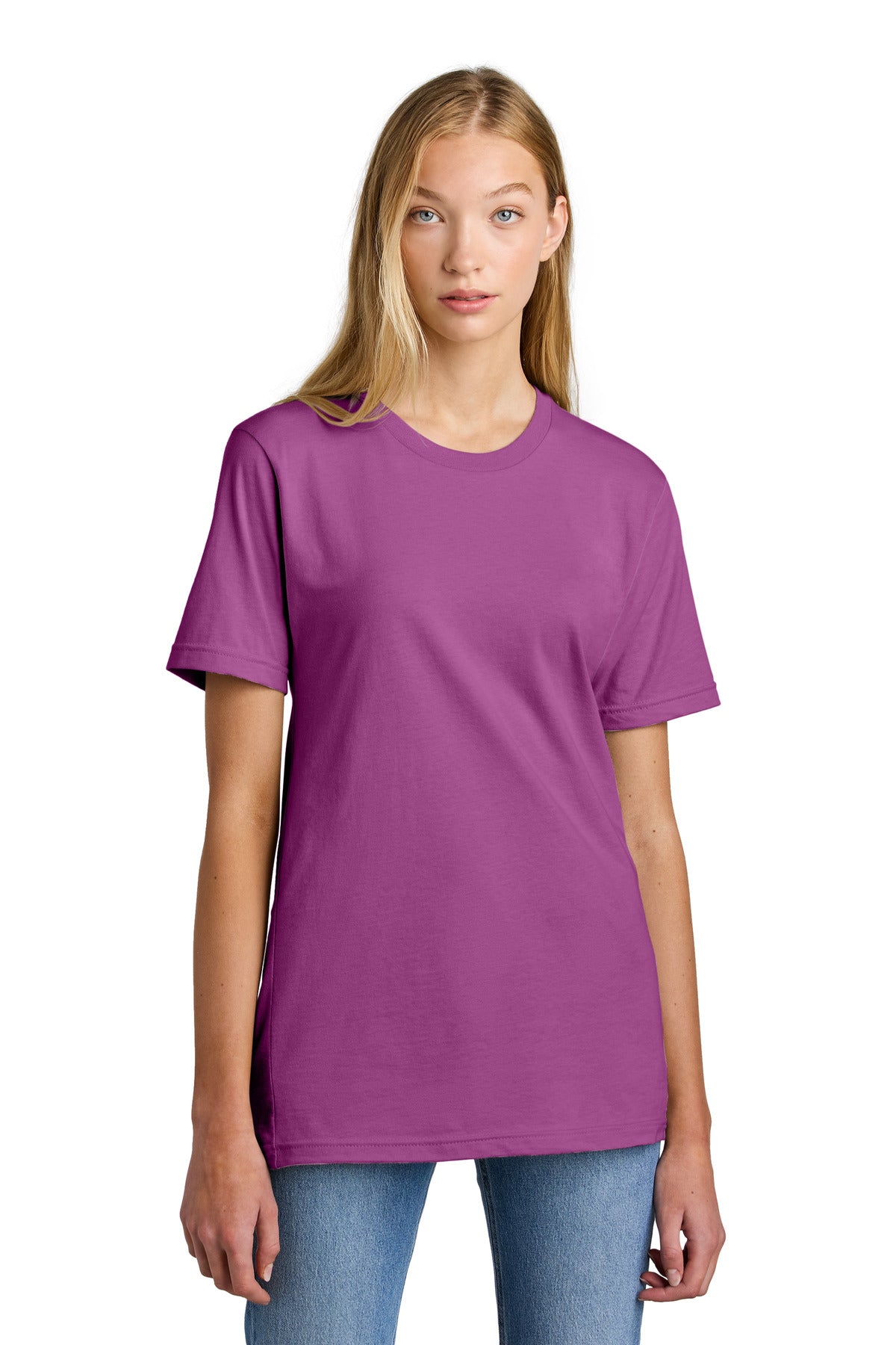 American Apparel  Fine Jersey Unisex T-Shirt 2001 Super Pink