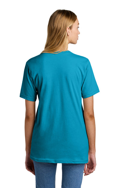 Custom Embroidered American Apparel  Fine Jersey Unisex T-Shirt 2001,Teal