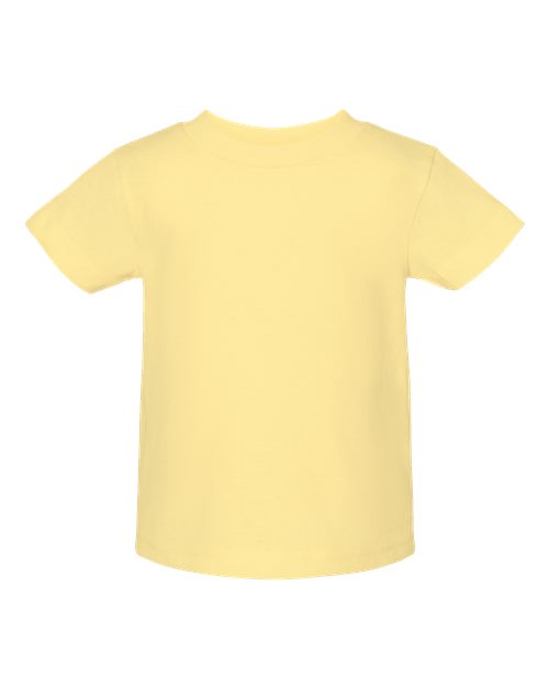 Rabbit Skins Infant Cotton Jersey Tee 3401 Banana