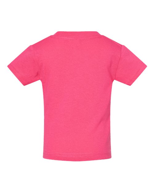 Rabbit Skins Infant Cotton Jersey Tee 3401 Hot Pink