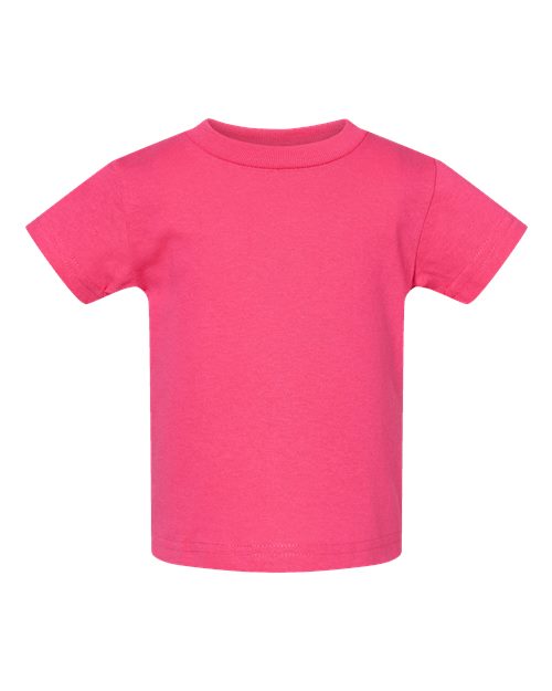 Rabbit Skins Infant Cotton Jersey Tee 3401 Hot Pink