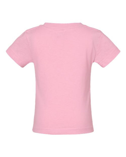 Rabbit Skins Infant Cotton Jersey Tee 3401 Pink